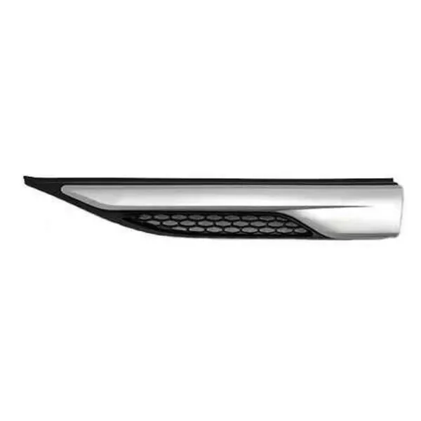 Fender Side Air Vent Outlet Cover Trim Decorative Left Big Silver CC-9213 Compatible With Land Rover Range Rover Evoque 2012-2018