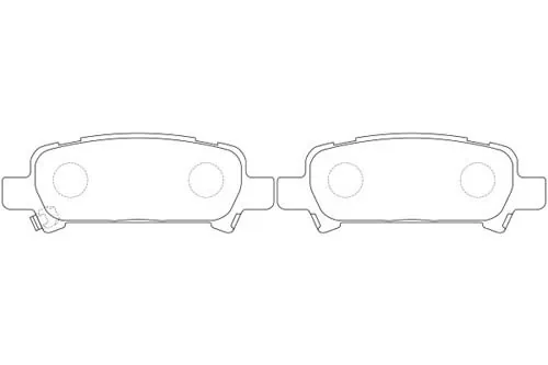 Subaru Legacy, Impreza, Legacy Rear Brake Pads