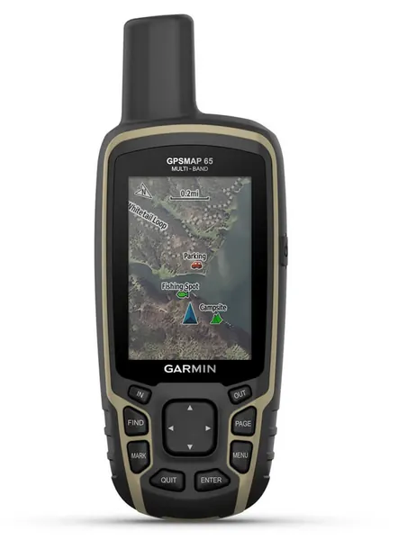Garmin GPSMAP 65 TopoActive Africa Rugged Handheld GPS - Black