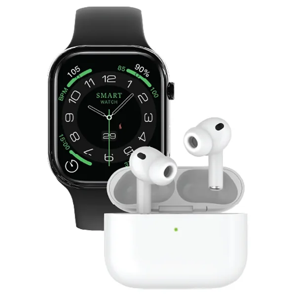 Green Lion Dynamic 3 - Ultimate 46 Smart Watch & Earbuds Pro 3 - Black/White