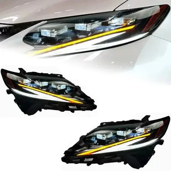 LED Headlight DRL Signal Projector Lens auto Accessories DS Compatible With Lexus ES ES200 2015-2017 ES300