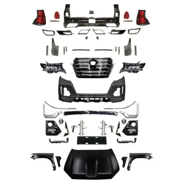 Upgrade Facelift Covert To Prado Fj150 2020 Bodykit Bumper CC-5442 Compatible With Toyota Land Cruiser Prado 150 2010-2017