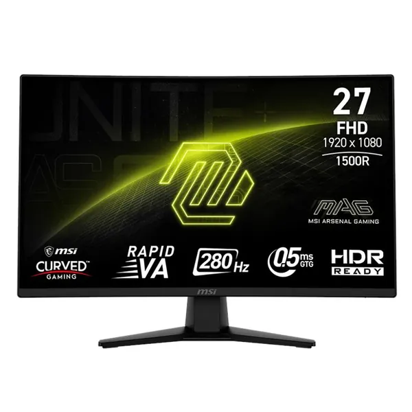 MSI MAG 274CXF 27" FHD 280Hz Curved Gaming Monitor