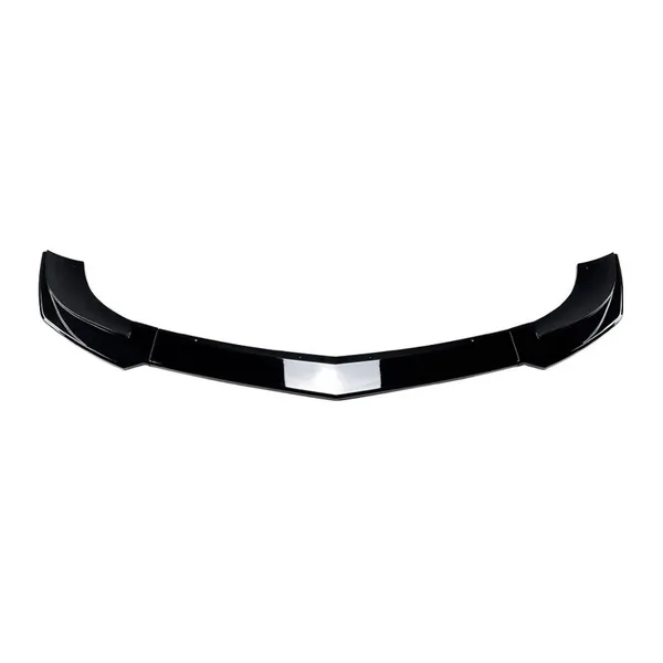 Front Bumper Lip Splitter Diffuser Skirts Flag Canard Glossy Black Zst-807 Gb CC-6135 Compatible With Mercedes Benz C Class W204 2011-2014 Amg