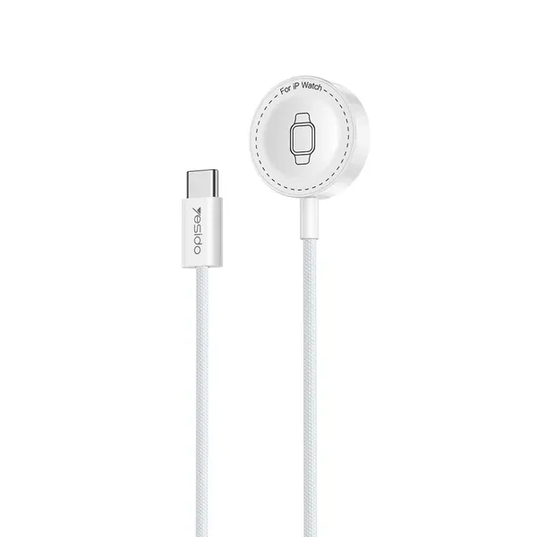 YESIDO DS32 1m 2.5W Fast USB-C Cable for Apple Watch | White