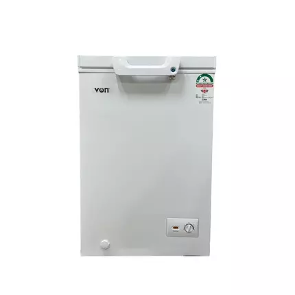 Von Chest Freezer 98L, White Single Door VAFC10DHW