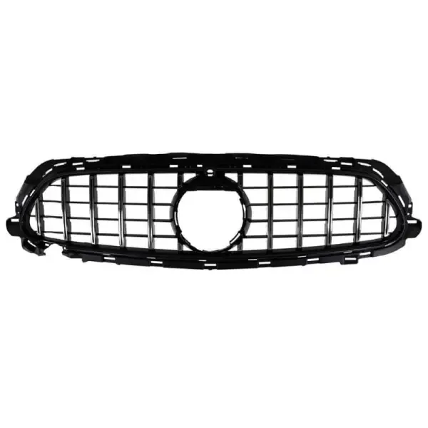 Front Bumper Grill Panamericana Gt Sports Gtr Black Lci Amg Sports CC-1744 Compatible With Mercedes Benz E Class W213 Lci 2021-2023