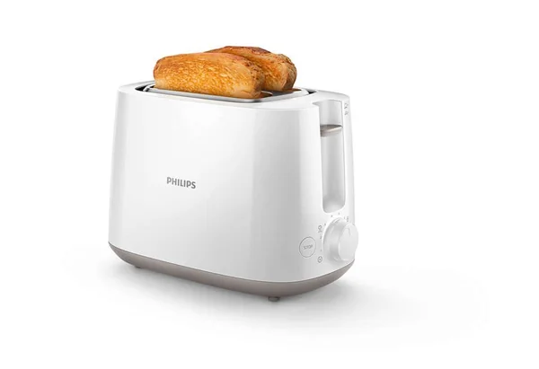 Philips Daily Toaster HD2581/01, Cool Wall, 800W, Removable Crumb Tray, Defrost & Reheat Settings, Cancel Button, 1 year warranty