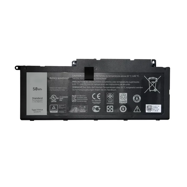 DELL F7HVR Notebook Battery 14.8V 58WH Replaceable for Dell Inspiron 15 7537 Dell Insprion 17 7737 F7HVR 062VNH Y1FGD G4YJM T2T3J JR9TD