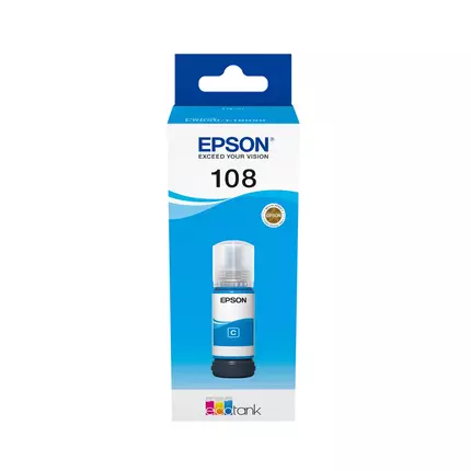 Epson Ecotank Ink Bottle Cyan 70ml for L8050/L18050 108