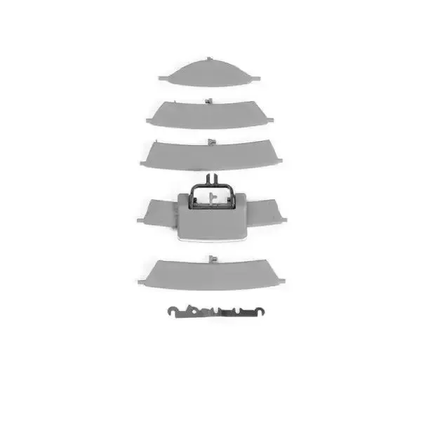 AC Vent Slider Repair Kit Left/right Gray CC-343 Compatible With Mercedes ML W164 2006-2011, GL W164 2006-2012