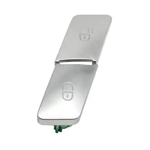 Door Lock Unlock Button Chrome Right CC-825 Compatible With Mercedes A Class B Class C Class W204 E Class W212 W463 Gle Gls Gl Ml W166 Gla W156 Cla W117
