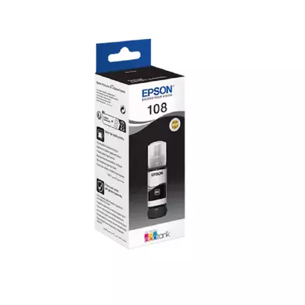 Epson Ecotank Ink Bottle Black 70ml for L8050/L18050 108