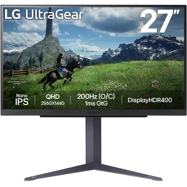 LG 27GS85Q-B 27" Nano IPS QHD 180Hz 1ms Gaming Monitor