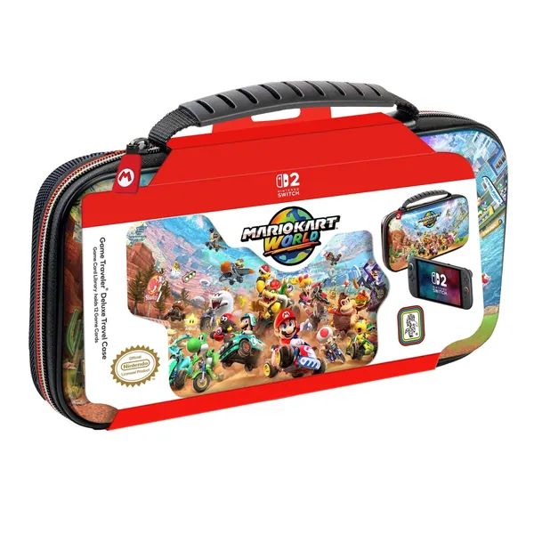 Nintendo Switch 2 Game Traveler Deluxe Case Mario Kart World 