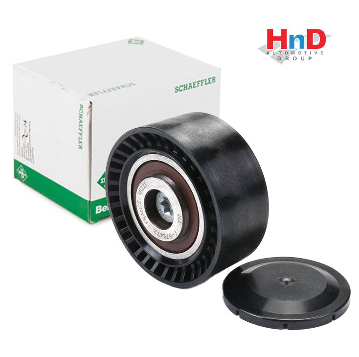 INA (INA # 532 0722 10) Deflection / Guide Pulley, v-ribbed belt For BMW E70 E71 E72 F16 F86 11287615130