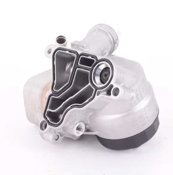 Engine oil cooler with oil filter housing, with seal For BMW  E84 F25 F30 11428637812