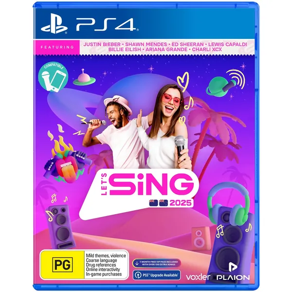 Let's Sing 2025 PS4 Game