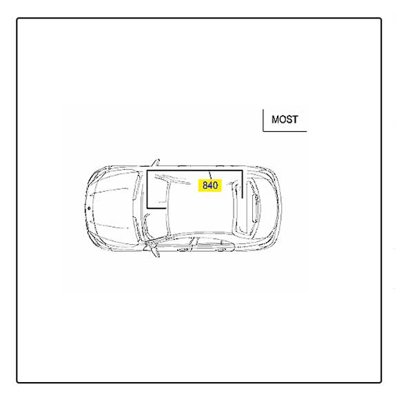 Mercedes Benz Genuine ELECTRICAL WIRING HARNESS 1175400607
