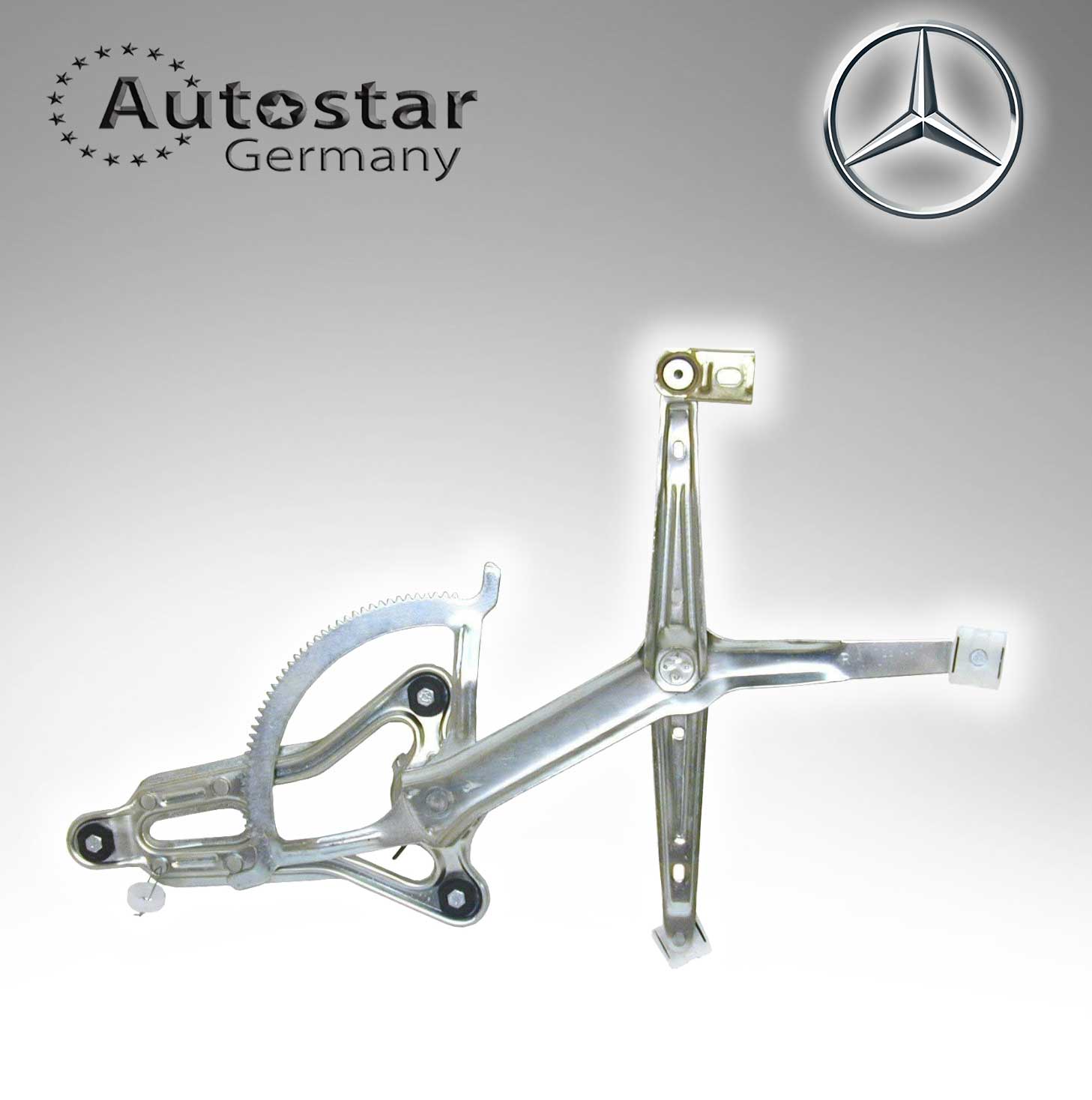 Mercedes Benz WINDOW REGULATOR W124 85>95 4D-FR WITHOUT MOTOR (Taiwan) 1247200446