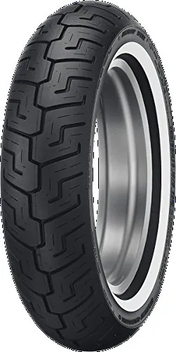 Dunlop D401 Rear Motorcycle Tire 150/80B-16 (71H) Medium White Wall - Fits: Harley-Davidson CVO Dyna Wide Glide FXDWGSE 2002