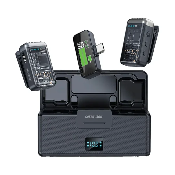 Green Lion GM-90X Type-C Microphone - Black