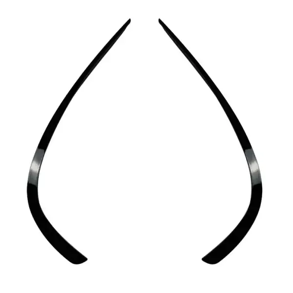 Front Bumper Lip Splitter Skirts Flag Spoiler Zst-261 Cf Carbon Fiber Look CC-4376 Compatible With Mercedes Gle W166 C292 2015-2018 Amg