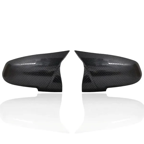 Side Rear View Case Door Wing Cap Shell Housing Mirror Covers Carbon Fiber Look CC-5944 Compatible With BMW 5 Series F10 F07 GT 14-17 6 Series F06 F12 13-16 7 Series F02 13-16 M3 M4 M5 M6 M7