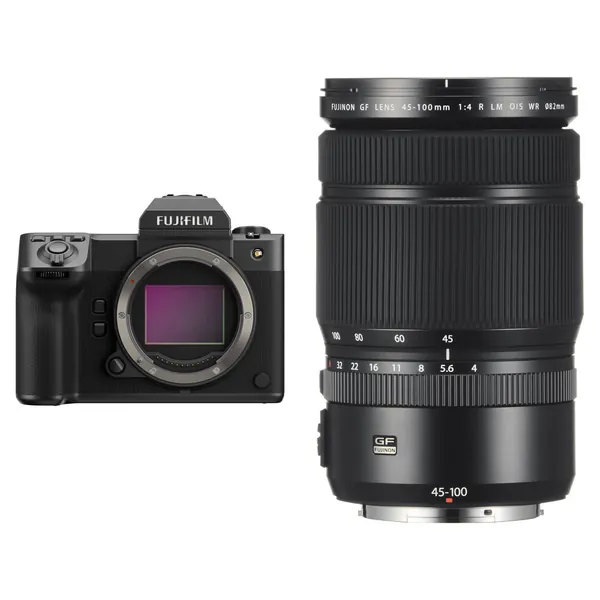 FUJIFILM GFX 100II Medium Format Mirrorless Camera with 45-100mm f/4 Lens Kit