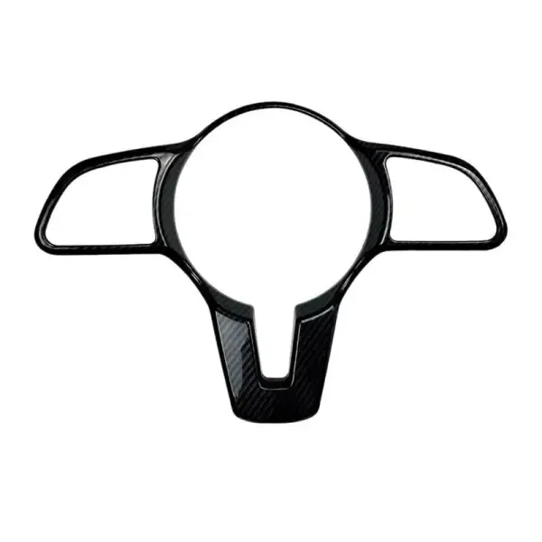 Steering Wheel Panel Cover Trim Zst-176 Glossy Black CC-3728 Compatible With Mercedes Benz A B C E Gl Gle Gla Gle Gls Cls Glb Eqc Class W177 W213 W247 C257 W118 W463 X253 W167 X167 X247 W205 N293