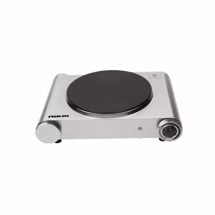 Nikai Electric Hot Plate 1 Plate 1500W Die Cast Iron Hotplates of 188MM Adjustable Thermostat Control NKTOE4N2