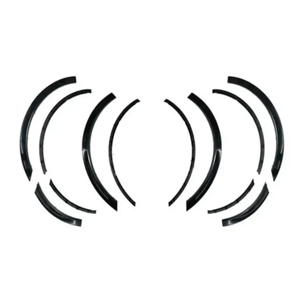 Side Wheel Arch Eyebrow Cover Abs Slim Fender Flare W166-006 W166-007 Gc CC-9620 Compatible With Mercedes Benz Gle W166 2016-2019