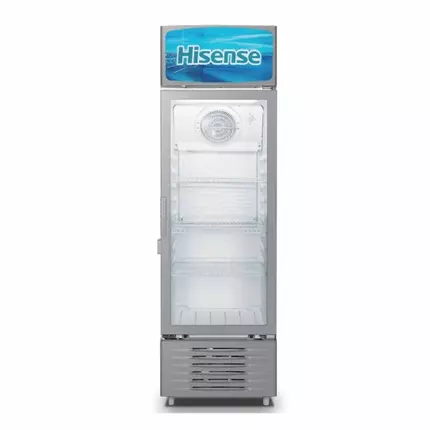 Hisense Beverage Cooler 282L Single Door, Light Box, Frost, White FL-37FC
