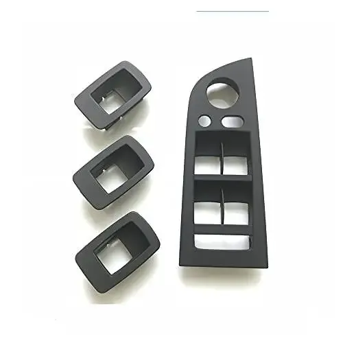 Window Switch Cover Black Set CC-761 Compatible With BMW 3 Series E90 2004-2012