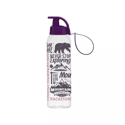 Herevin Sports Bottle-PC 750ml with Hanger - Mountains 161405-430