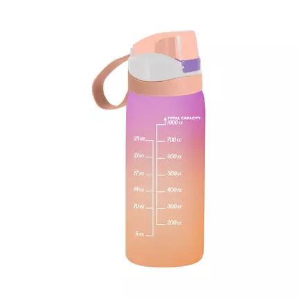 Herevin Sports Bottle-PC 1000ml Double Color Painted Puppies Mouth 161646-162