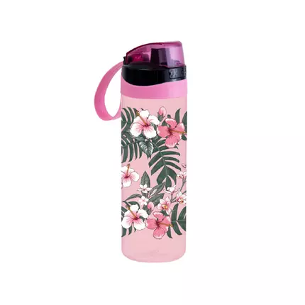 Herevin Sports Bottle-PC 750ml Pink Hibiscus Flower 161670-080