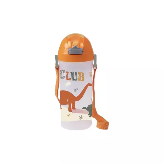 Herevin Decorated School Bottle-PP 610ml with Straw Dino Club 161811-066