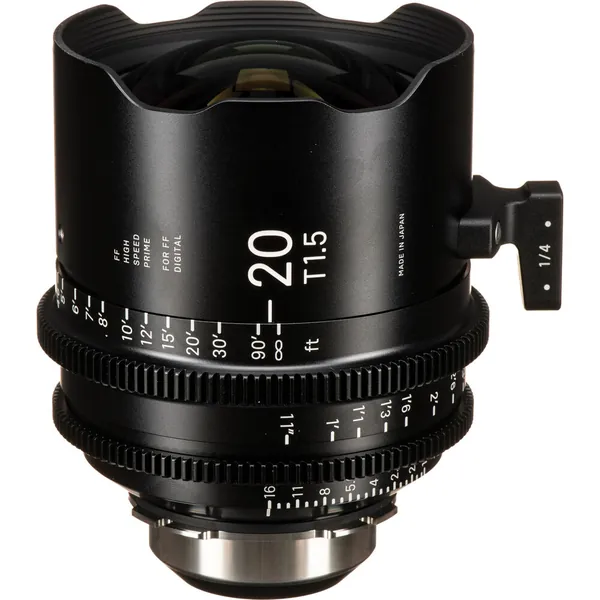 Sigma 20mm T1.5 FF High-Speed Cine Prime with /i Technology (PL Mount, Feet)