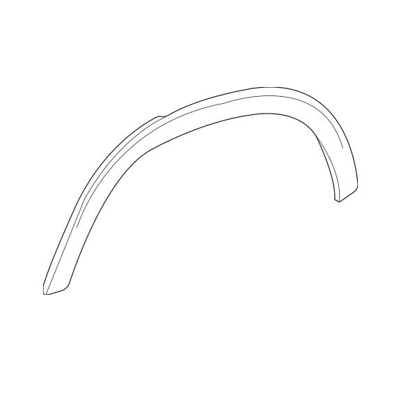 Mercedes Benz Genuine WHEEL ARCH COVER 16788002059197