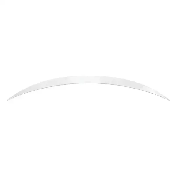 Rear Trunk Mid Wing Lip Splitter Skirts Flag Spoiler Amg C43 C63 Style Zst-046 Gw Glossy White CC-4280 Compatible With Mercedes C Class W206 2022+