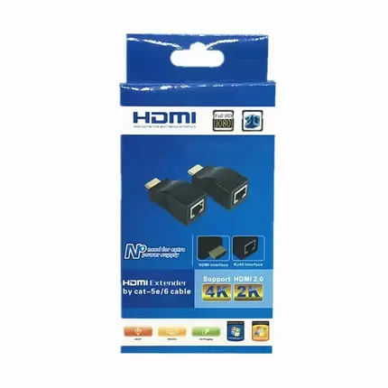 RJ45 4K HDMI Compatible Extender Extension Up to 30m Over CAT5e Cat6 Network Ethernet LAN for HDTV HDPC DVD PS3 STB
