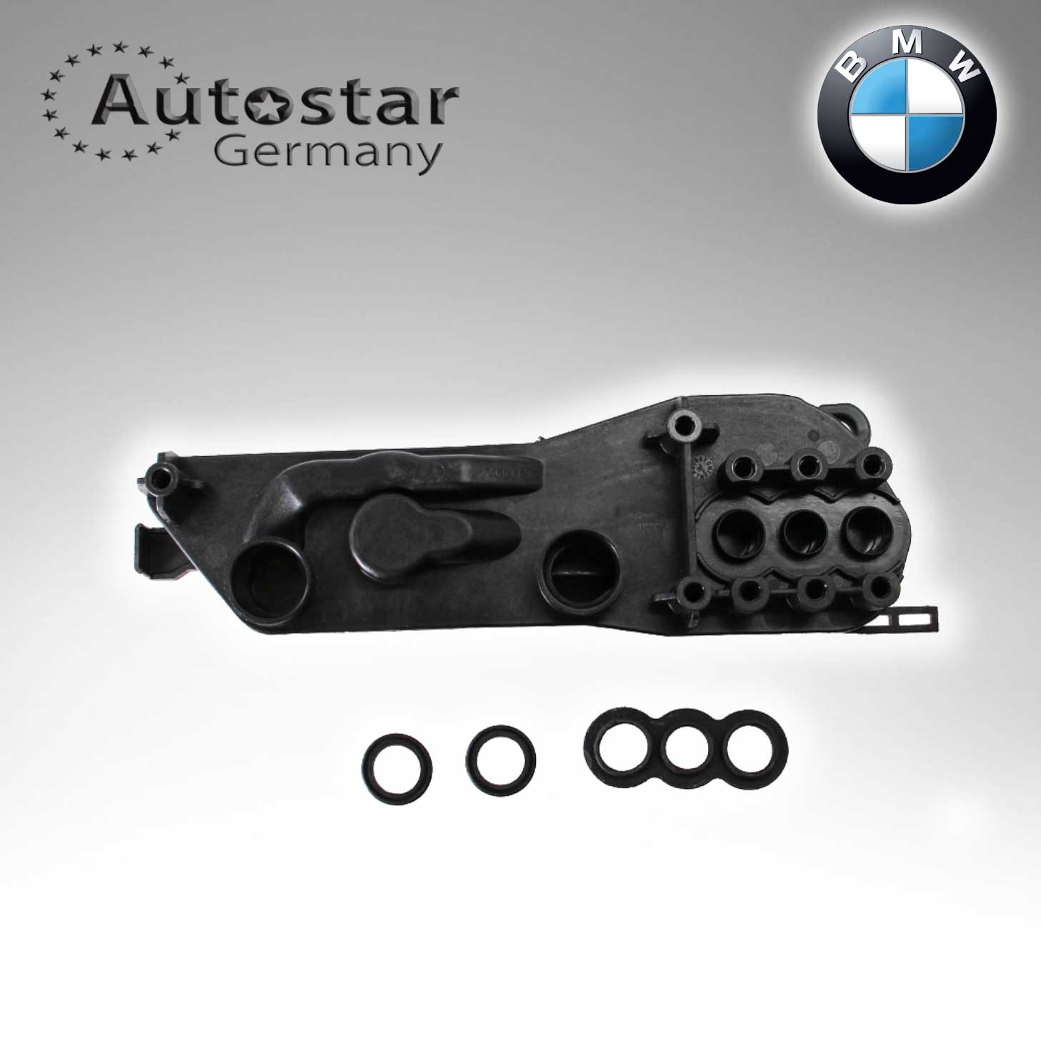 Autostar Germany Mounting Plate With Rubber Gasket For BMW 17117534907