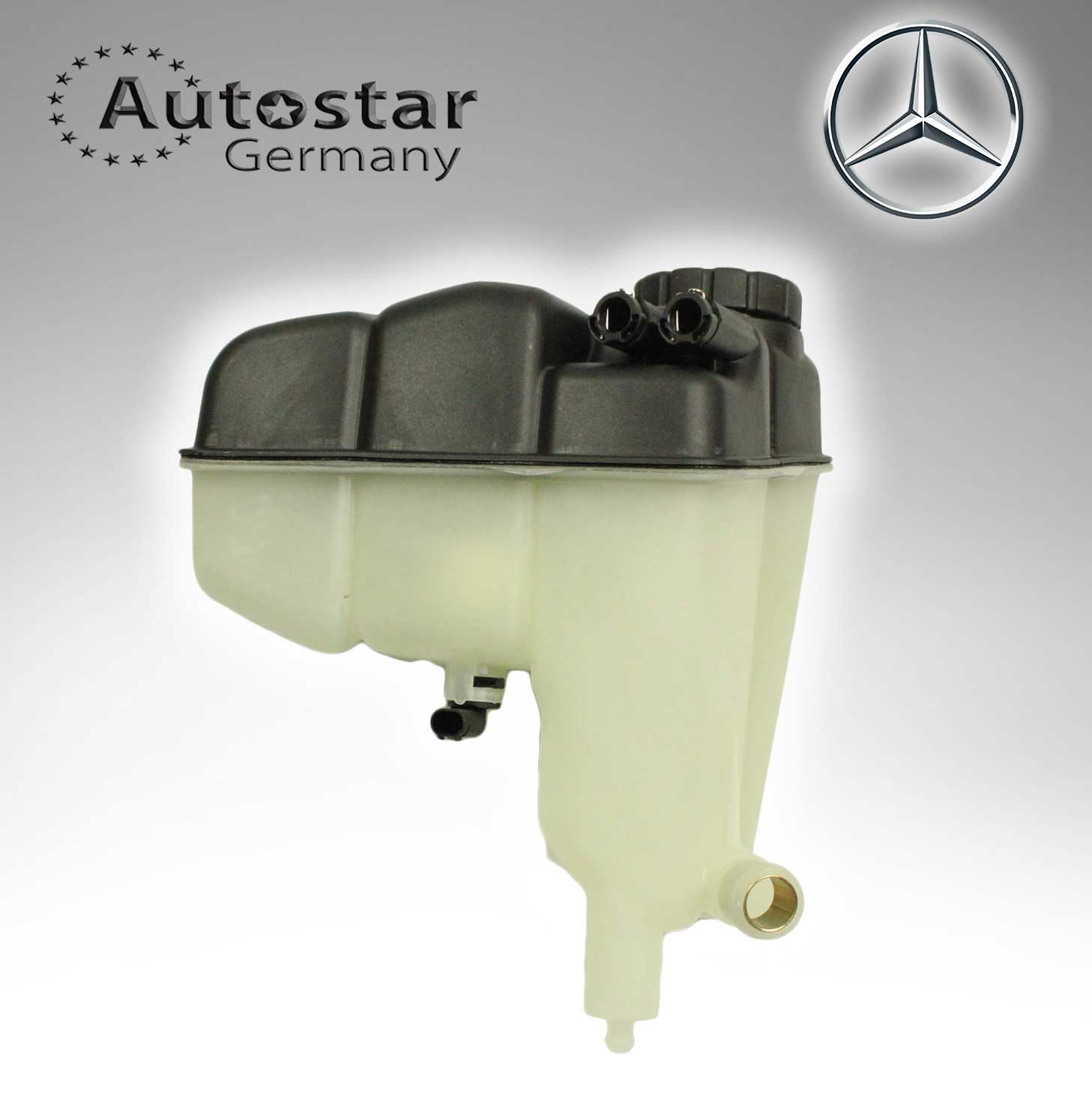 Autostar Germany Expansion Tank With Cap & Sensor For Mercedes Benz 1715000049