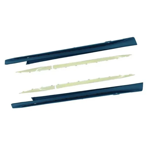 Side Skirt Splitter Running Board Upgrade Convert To Amg Amg C63 Side Skirt Gc W206-008 CC-9548 Compatible With Mercedes Benz C Class W206 2022-2025