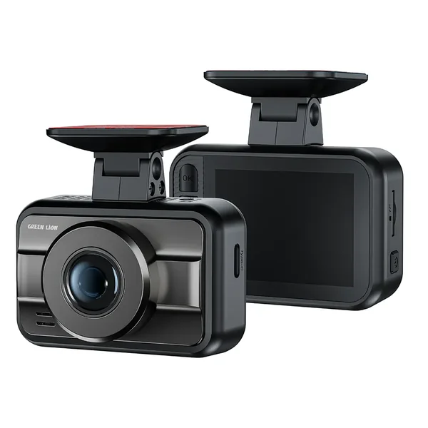 Green Lion GC-700 Dash Cam with Super Night Vision & GPS Function - Black