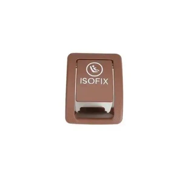 Child Seat Belt Lock Cover Isofix Cover Brown CC-2273 Compatible With Mercedes C Class W205 2015-2021