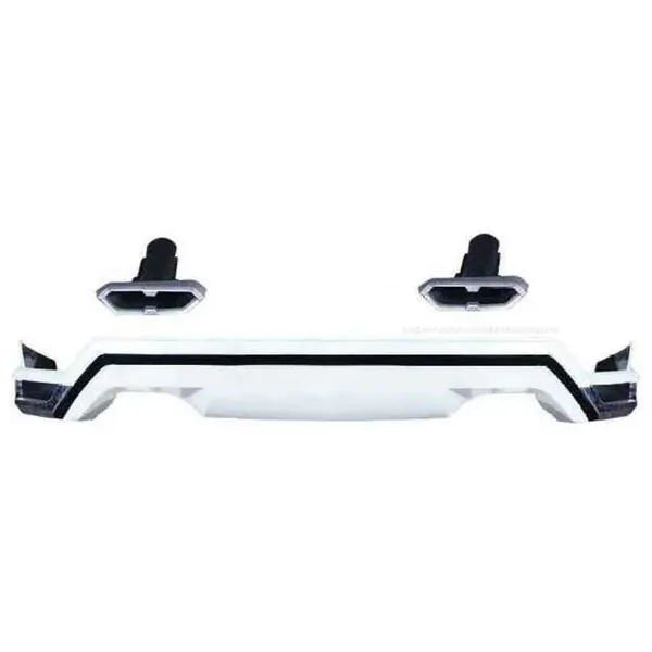 Rear Bumper Lip Skirt Splitter Trim CC-9650 Compatible With Toyota Land Cruiser LC300 LC 300 2022-2025 Modelista