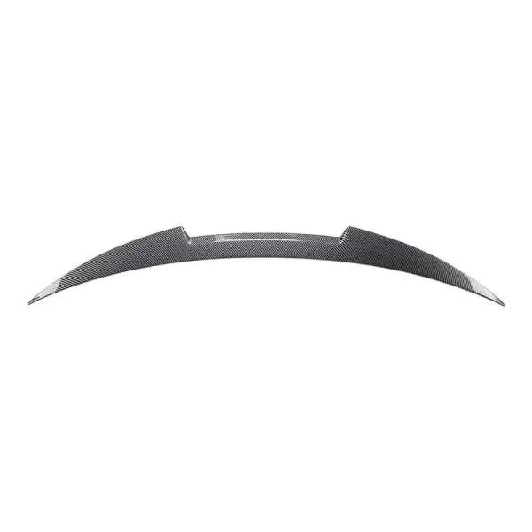 M4 Style Rear Trunk Mid Wing Lip Spoiler Carbon Fibre Look Zst-732 Cf CC-4867 Compatible With Bmw 3 Series G20 2019-2024