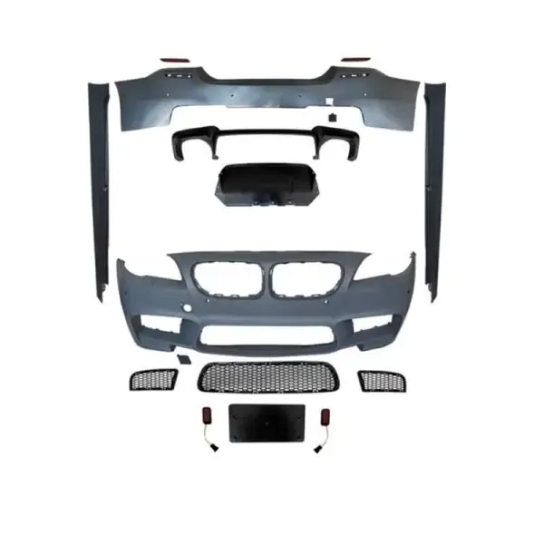 M Sports M Performance Bumper Bodykit Without Fog Lamp CC-3882 Compatible With Bmw 5 Series F10 2010-2017 M5